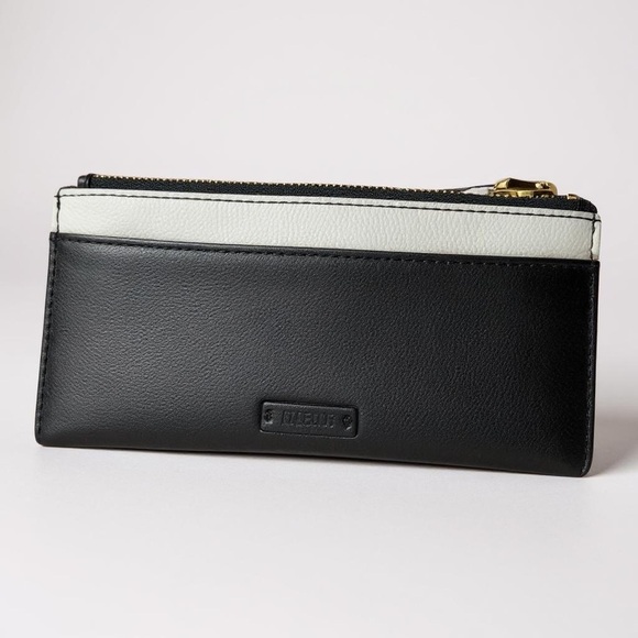 Fossil Keely Tab Black & White Wallet SL7217 - Picture 1 of 6